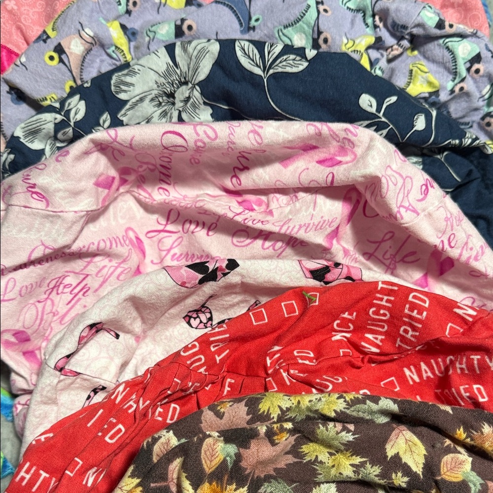 Colorful Patterned Scrub Caps - Picture 3 of 4